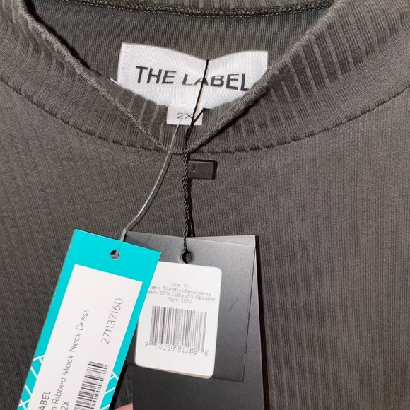 Pauleen Ribbed Mock Neck Dress - Picture 2 of 3